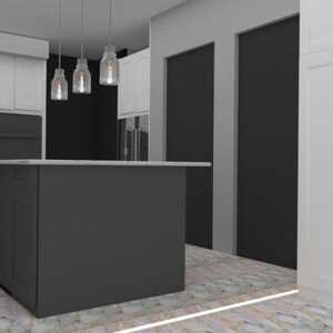 3D Design For a Kitchen (Island View) by Smart Remodeling LLC -Houston