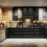 color schemes for kitchens with dark cabinets