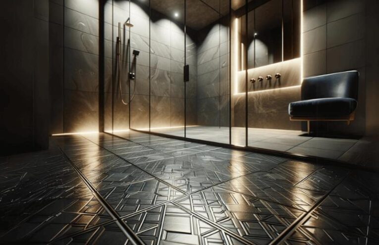 shower floor tile ideas