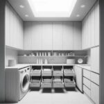 Modern laundry room cabinet ideas