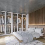 bedroom with closet