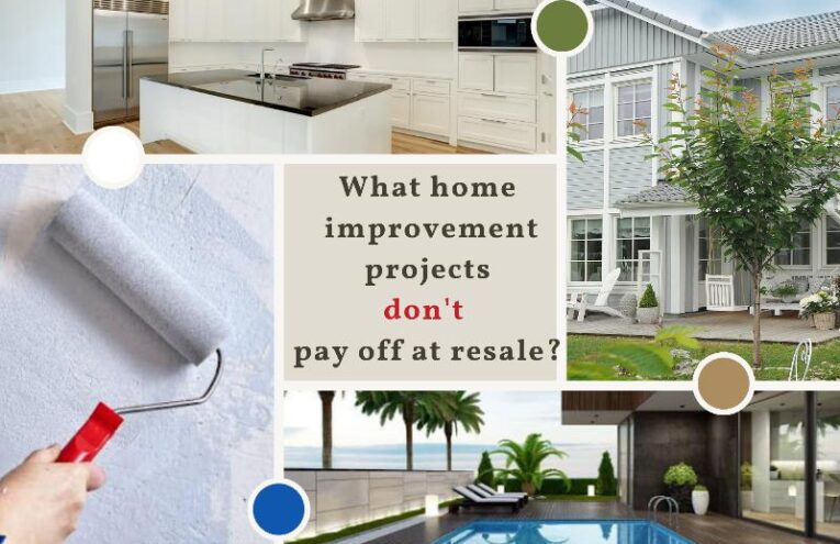 What home improvement projects don't pay off at resale?