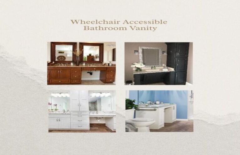 wheelchair-accessible bathroom vanities