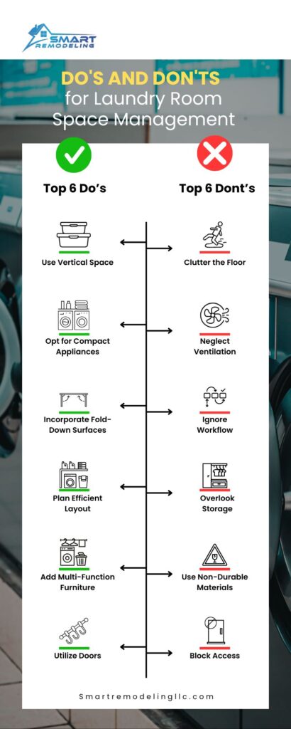 dos and donts of laundry room