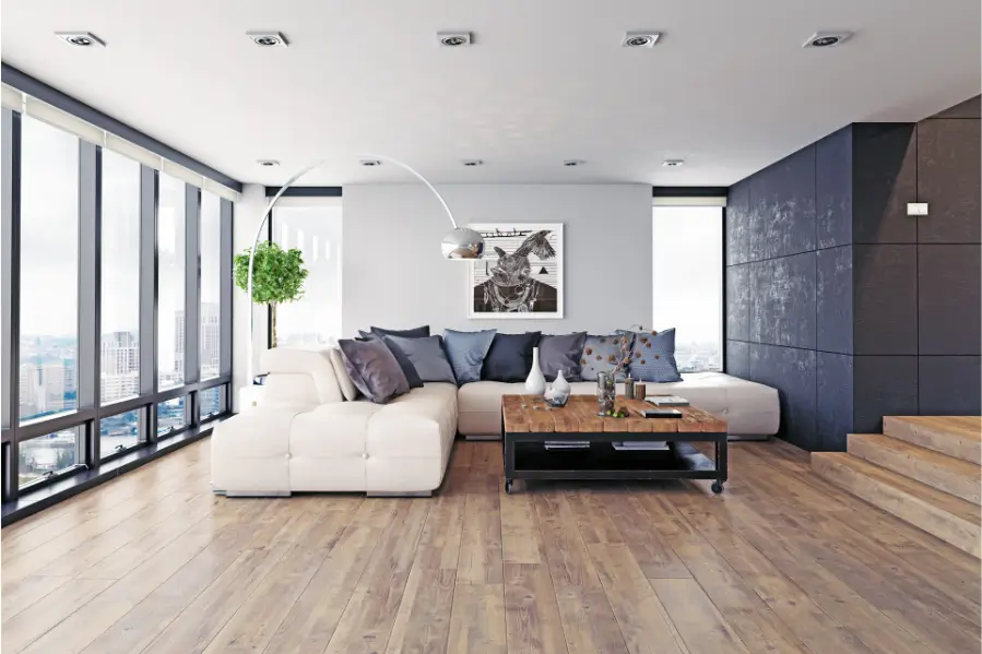 Tile Flooring in living room